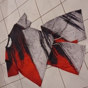 2/$50 New Bold Black & Red Tee & Shorts Set - Size 3XL